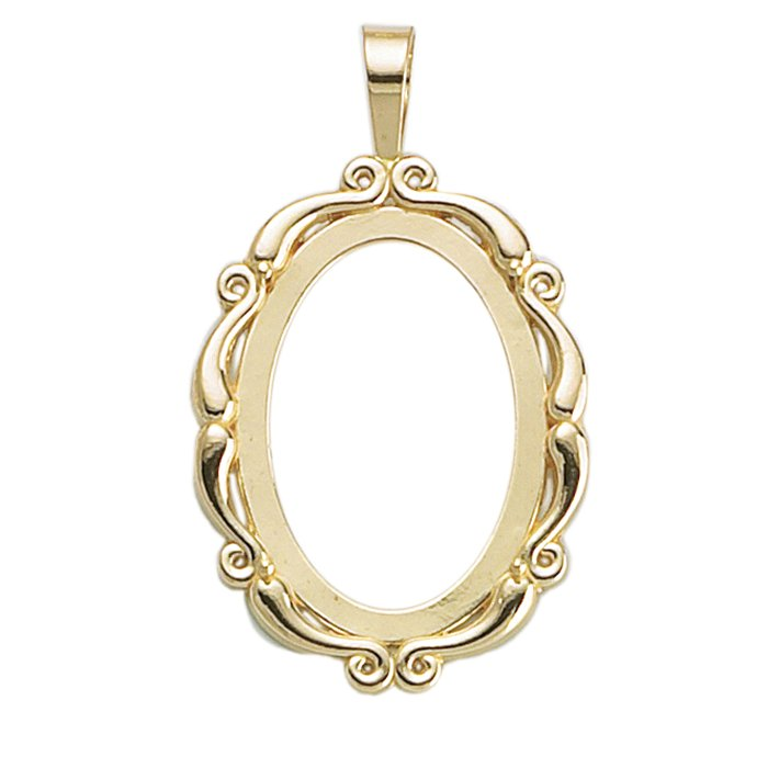 14K Gold Pendant Mountings