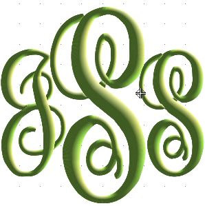 3 Letter Monogram Machine Embroidery Designs