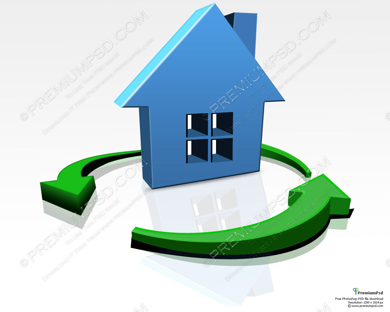 3D Home Icon 3D Home Icon