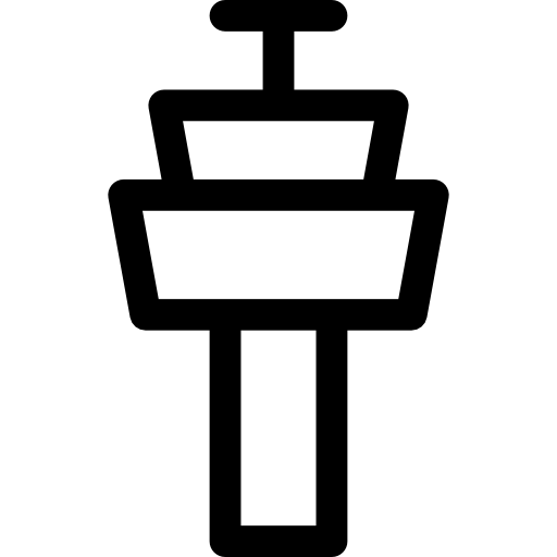 Airport Control Tower Vector