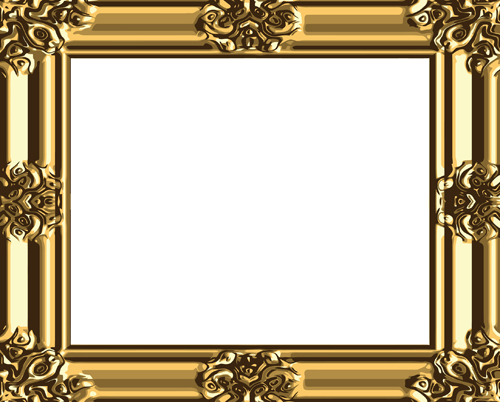 Antique Gold Frame Border