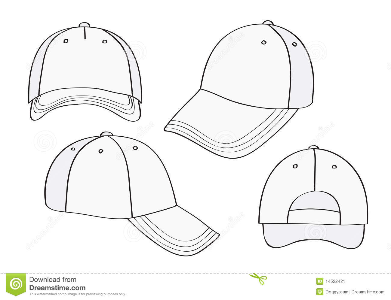 Baseball Hat Design Template Baseball Hat Design Template