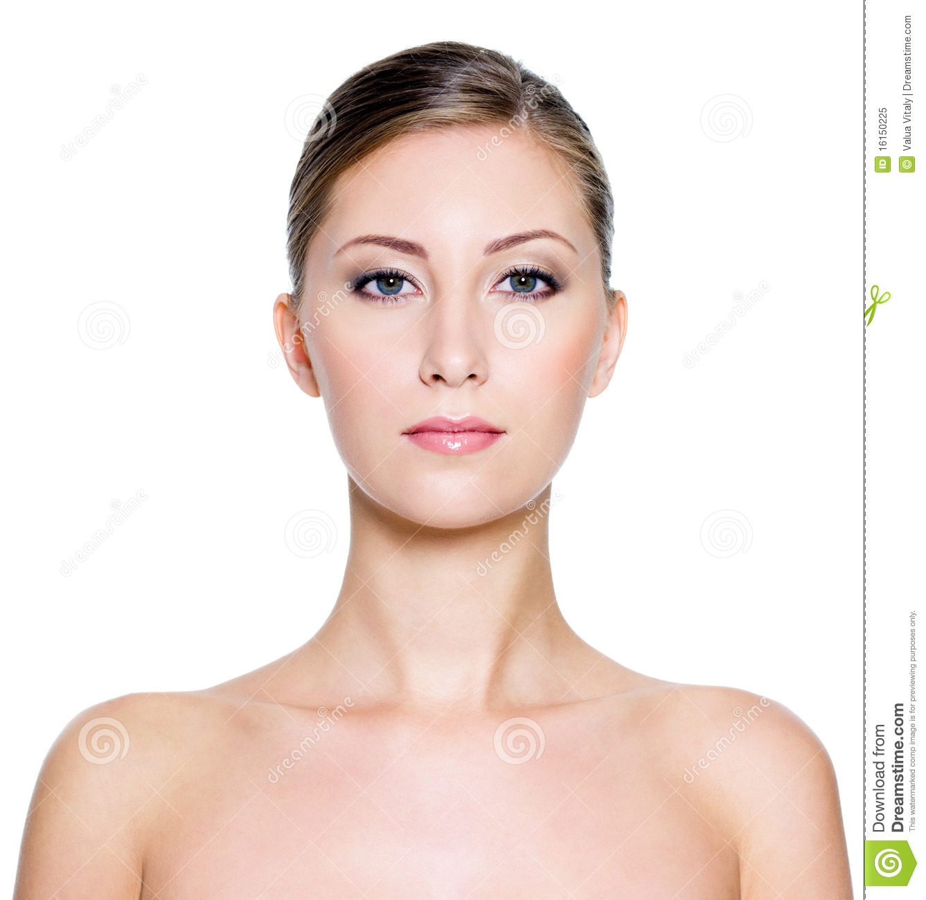 Beautiful Woman Face Neck