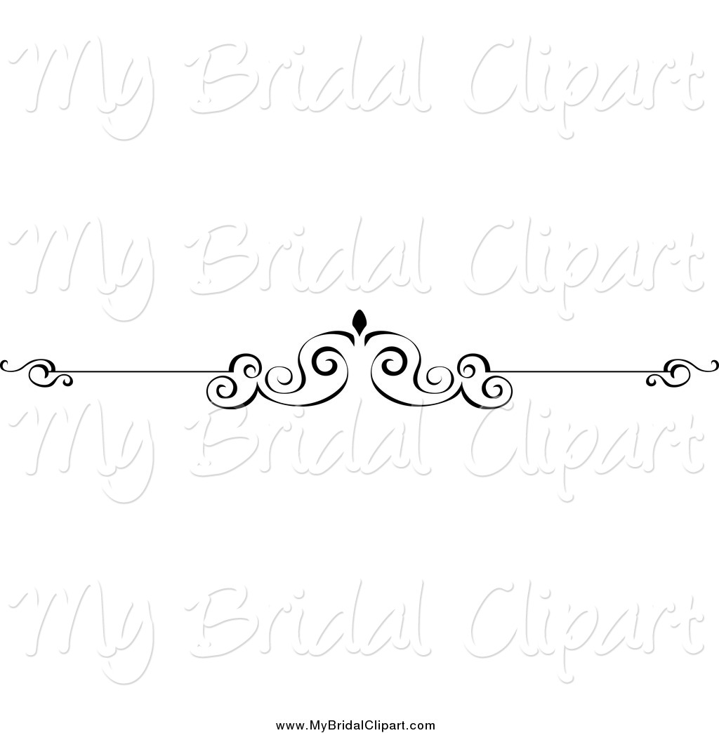 Black and White Swirl Border