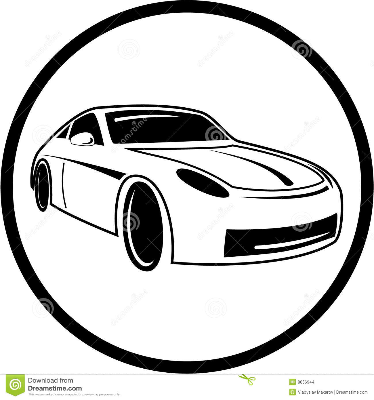 Black Car Icon Vector