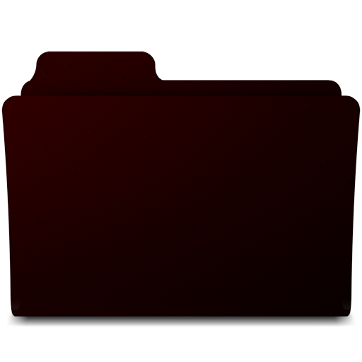 Black Mac Folder Icon