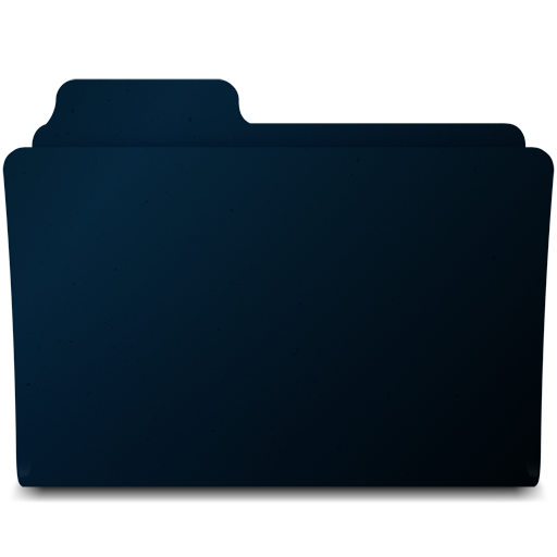 Black Mac Folder Icon