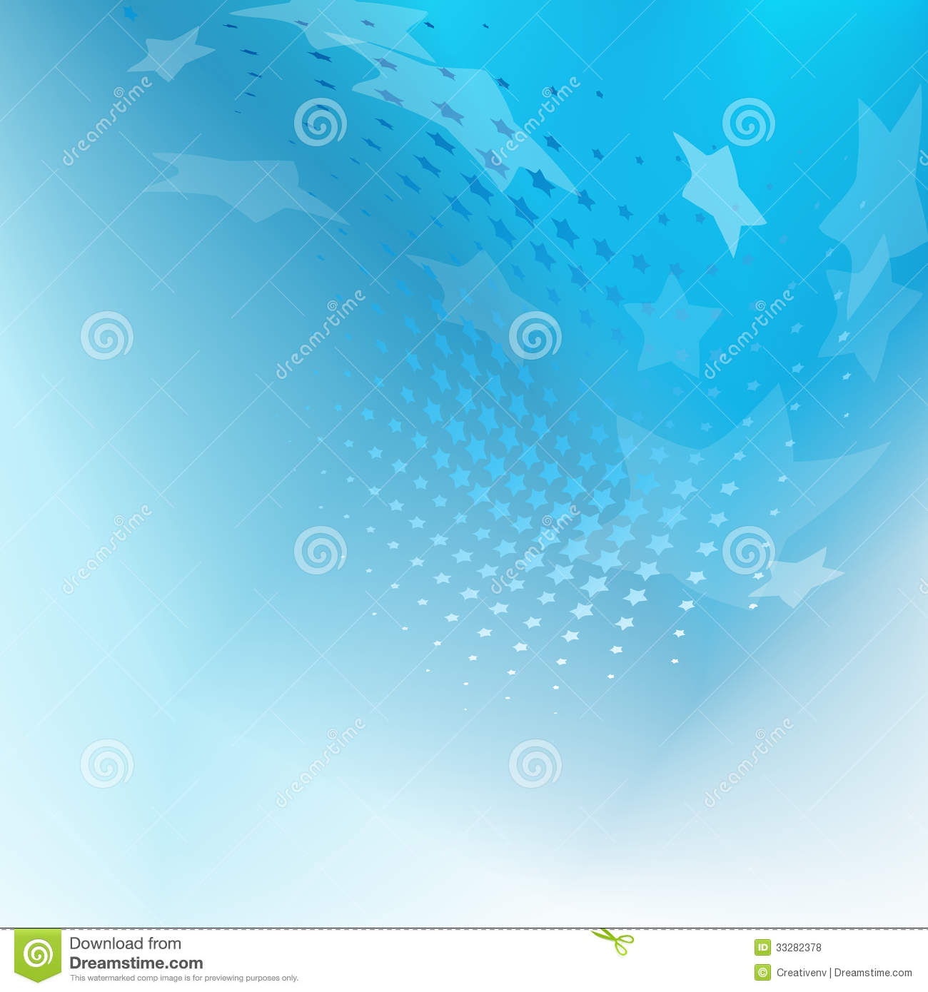 Blue Abstract Swirl Vector Free
