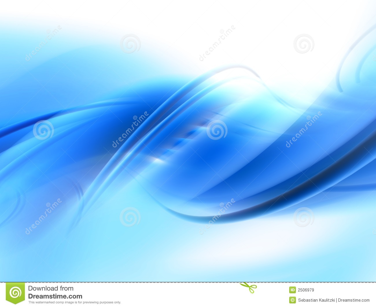 Blue Abstract Swirls