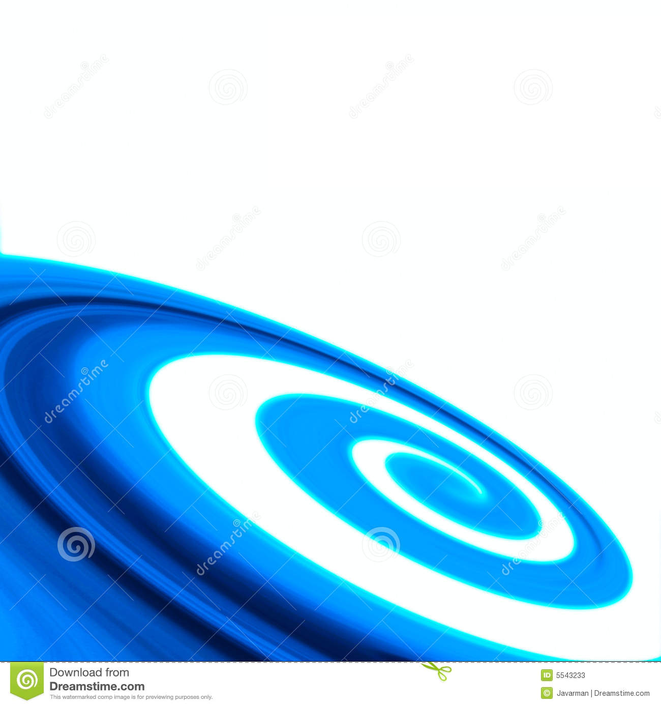 Blue Abstract Swirls