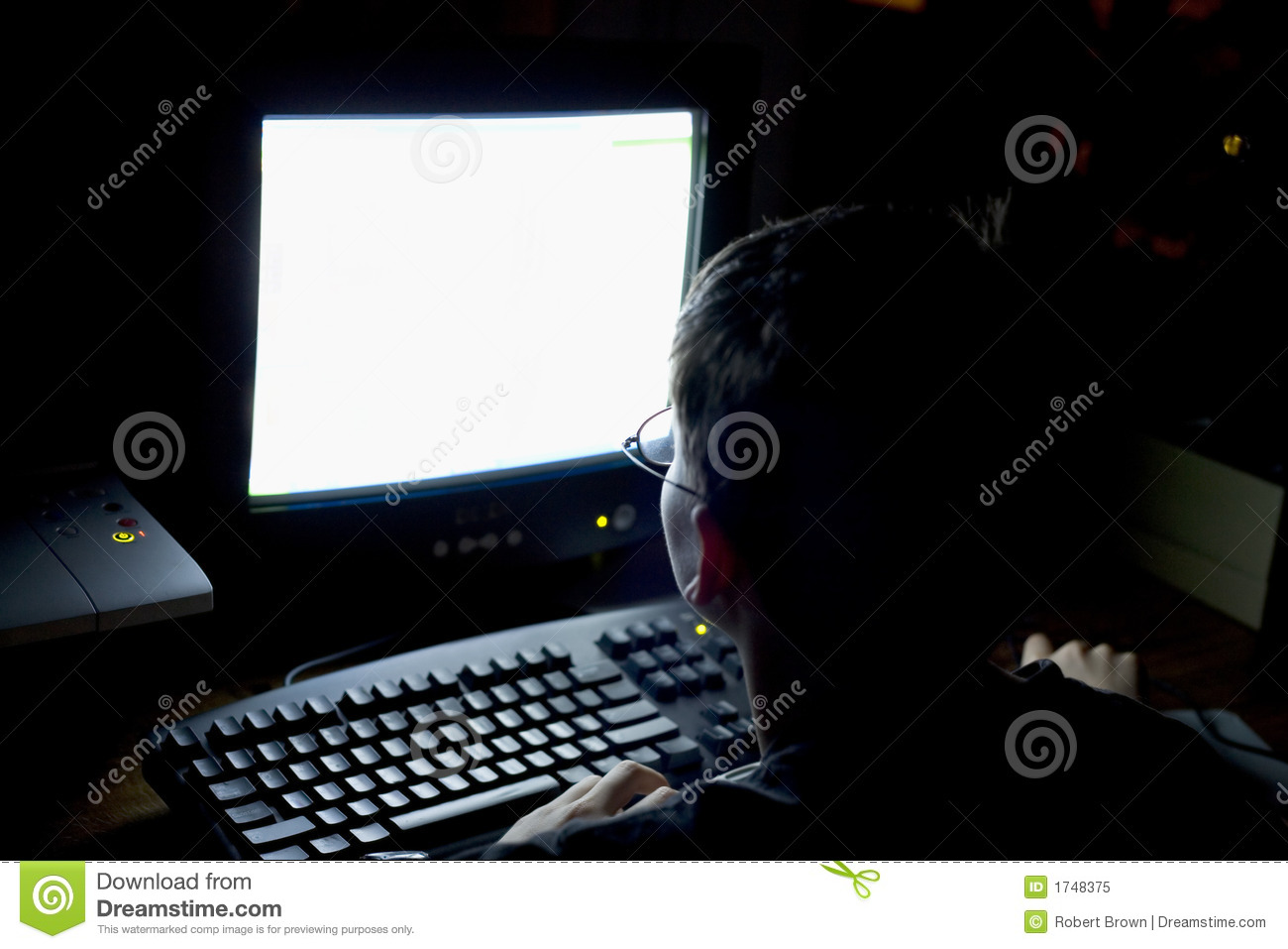 Boy at Computer