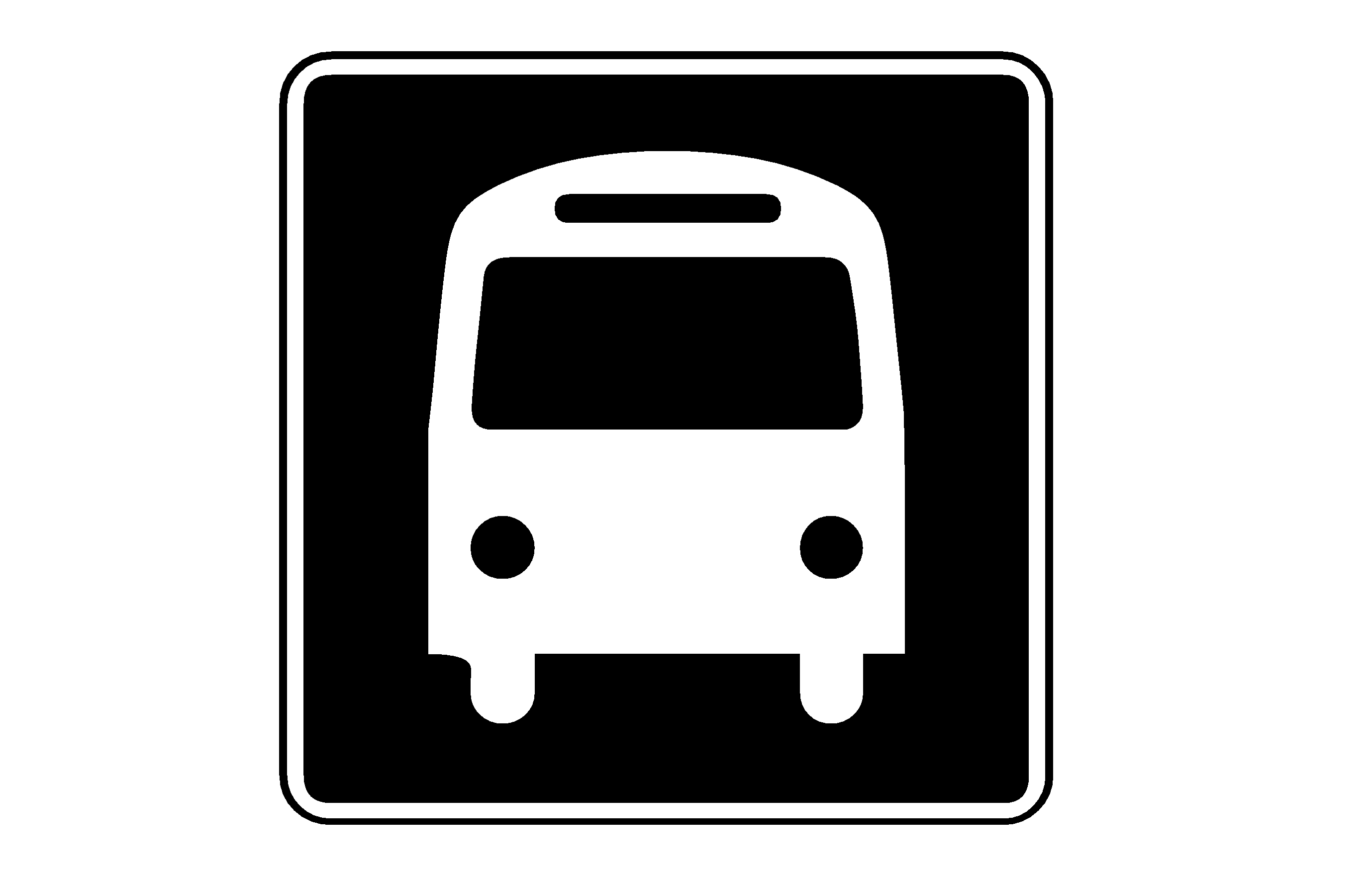 12 Black Bus Icon Free Images