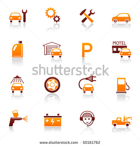 Car Auto Repair Service Symbol Icon