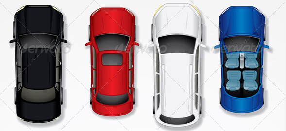 Car From above Clip Art