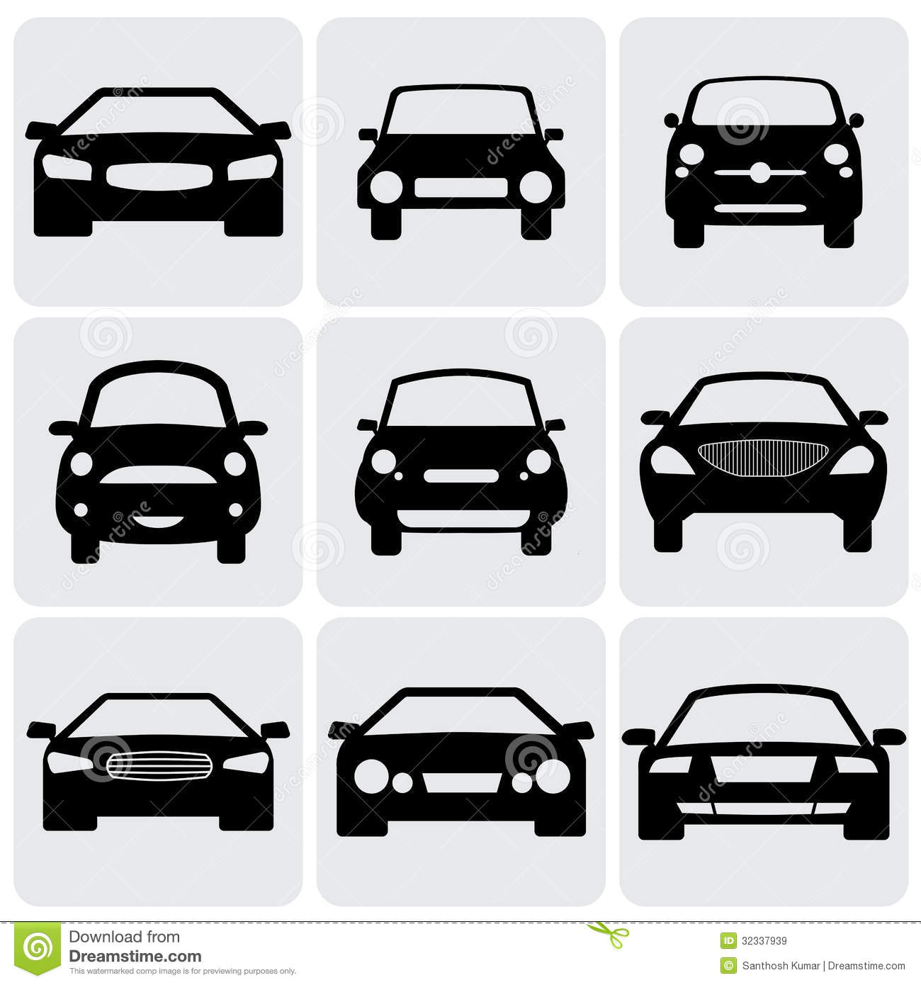 Car Front Vector