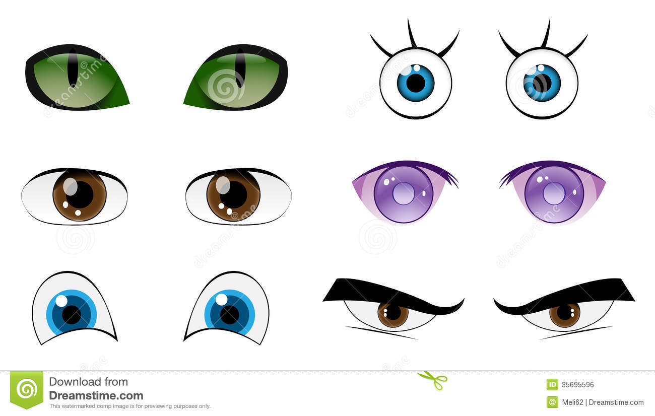 Cartoon Character Eyes Cartoon Character Eyes