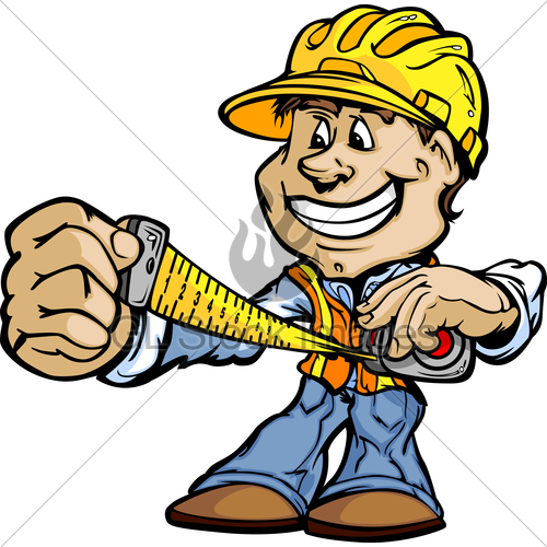 Cartoon Construction Worker