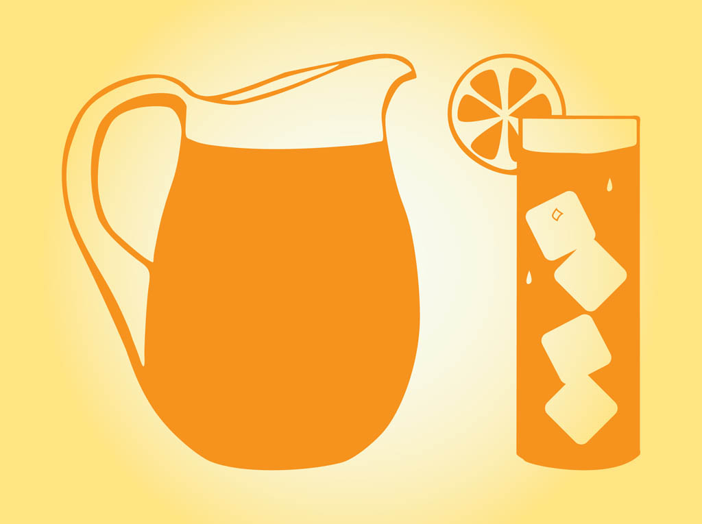 Cartoon Orange Juice Clip Art