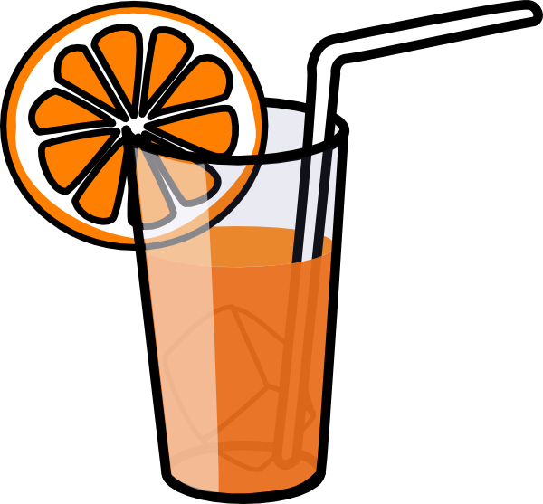 Cartoon Orange Juice Clip Art