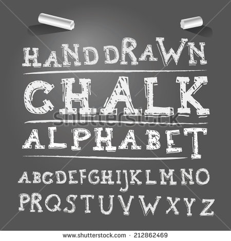 Chalk Art Lettering Fonts Chalk Art Lettering Fonts