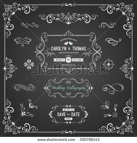 Chalkboard Ornate Frame Chalkboard Ornate Frame