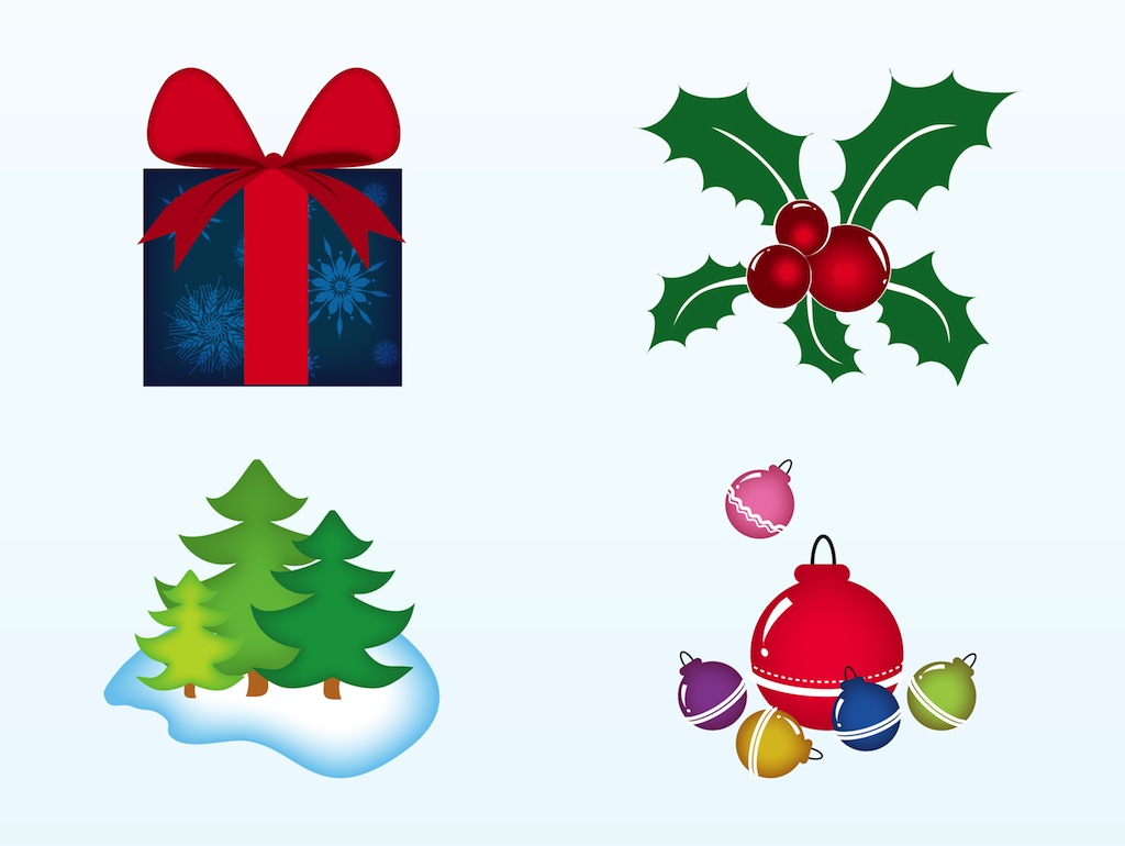 Christmas Clip Art Vector Christmas Clip Art Vector