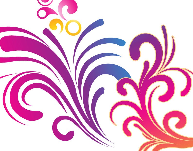 Colorful Swirl Clip Art