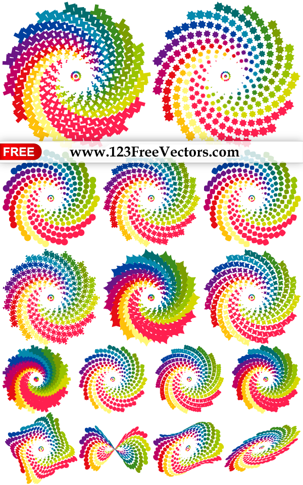 Colorful Swirl Vector Design