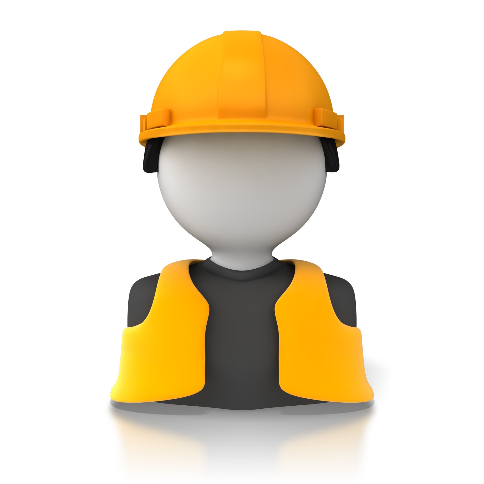 Construction Worker Icon Clip Art