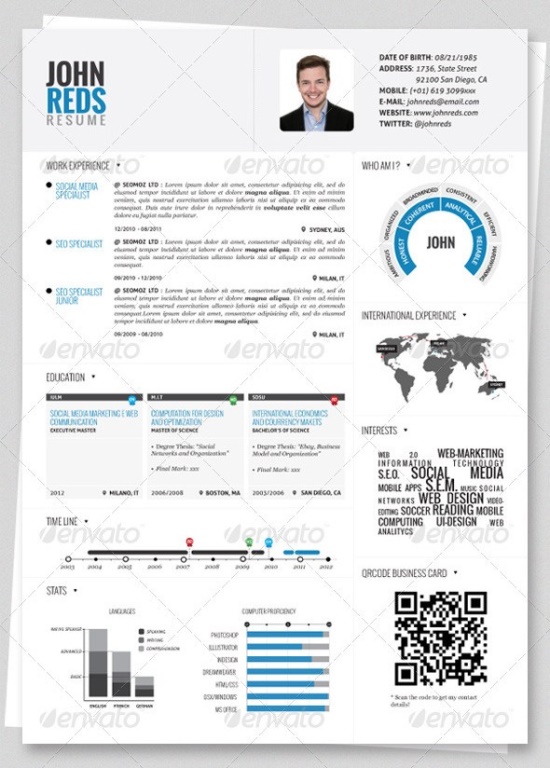 7 Resume Icons Vector Free Images