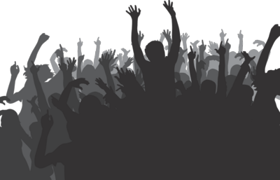 Crowd Party Vector Illustration