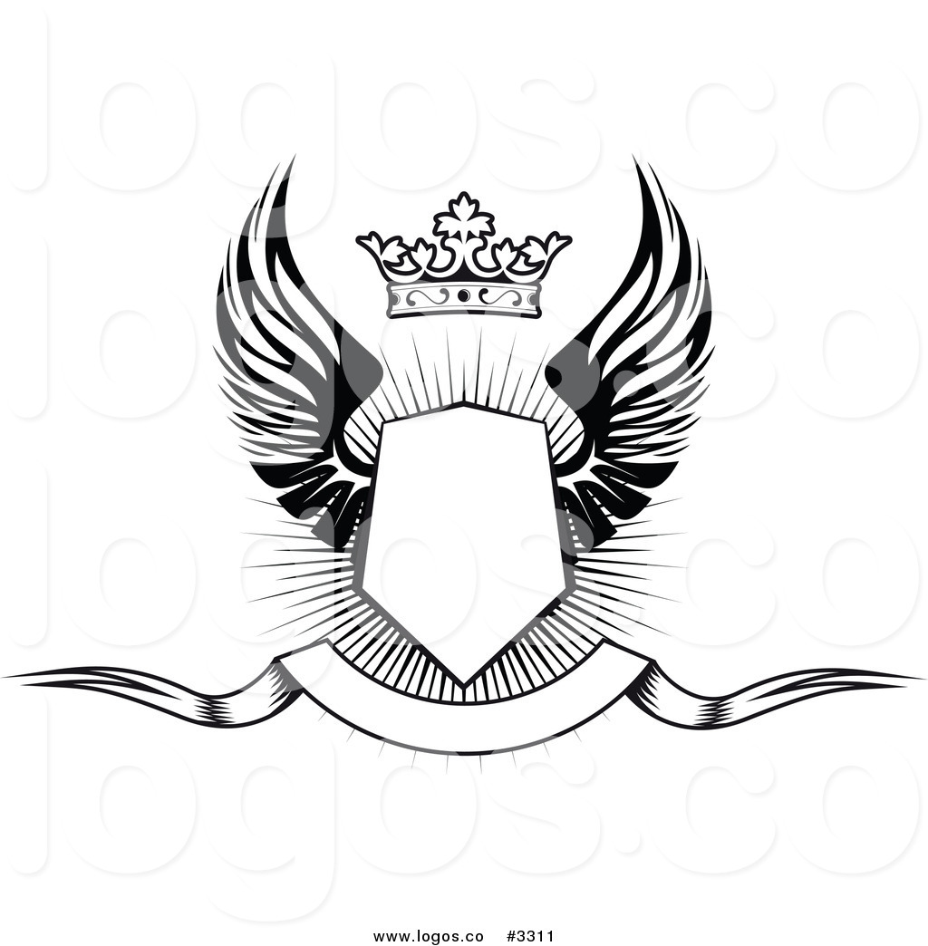 Crown and Shield Logo Design