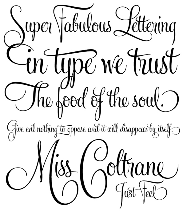 Cursive Tattoo Fonts Handwriting