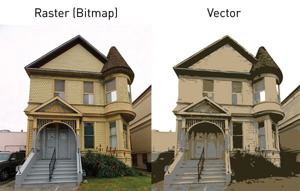 Difference Between Bitmap and Vector