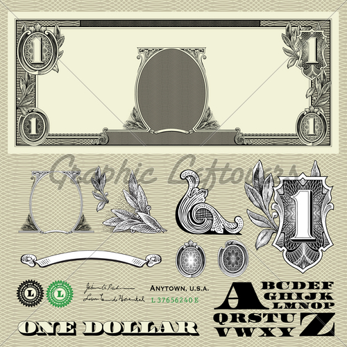 Dollar Bill Vector Money Elements Dollar Bill Vector Money Elements
