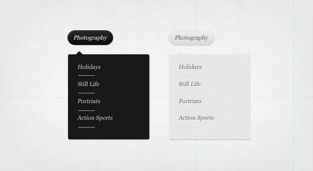 Drop Down Menu PSD Template Free Drop Down Menu PSD Template Free