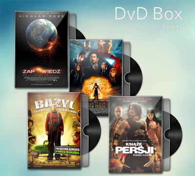 DVD Box PSD Template