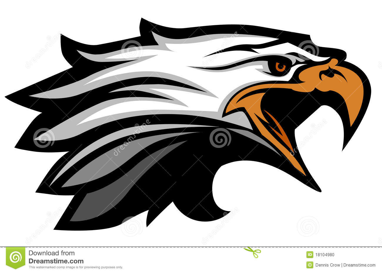 Eagle Head Mascot