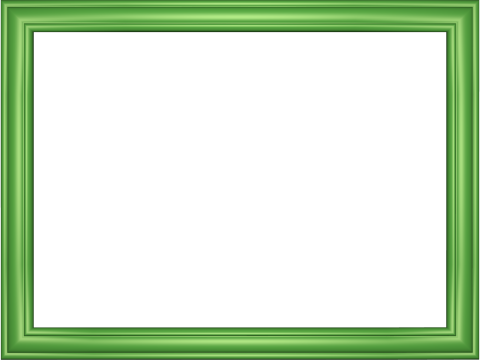 Elegant Green Border Frames