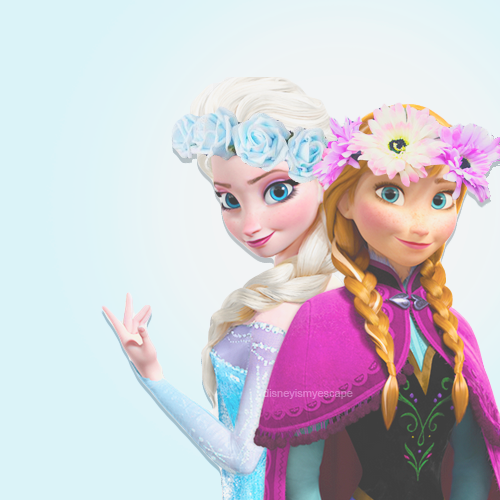 Elsa Frozen Flower Crown Edit
