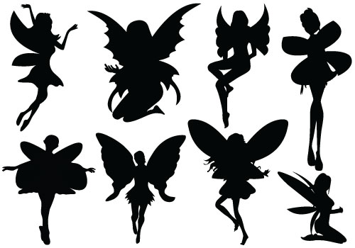 Fairy Silhouette Vector