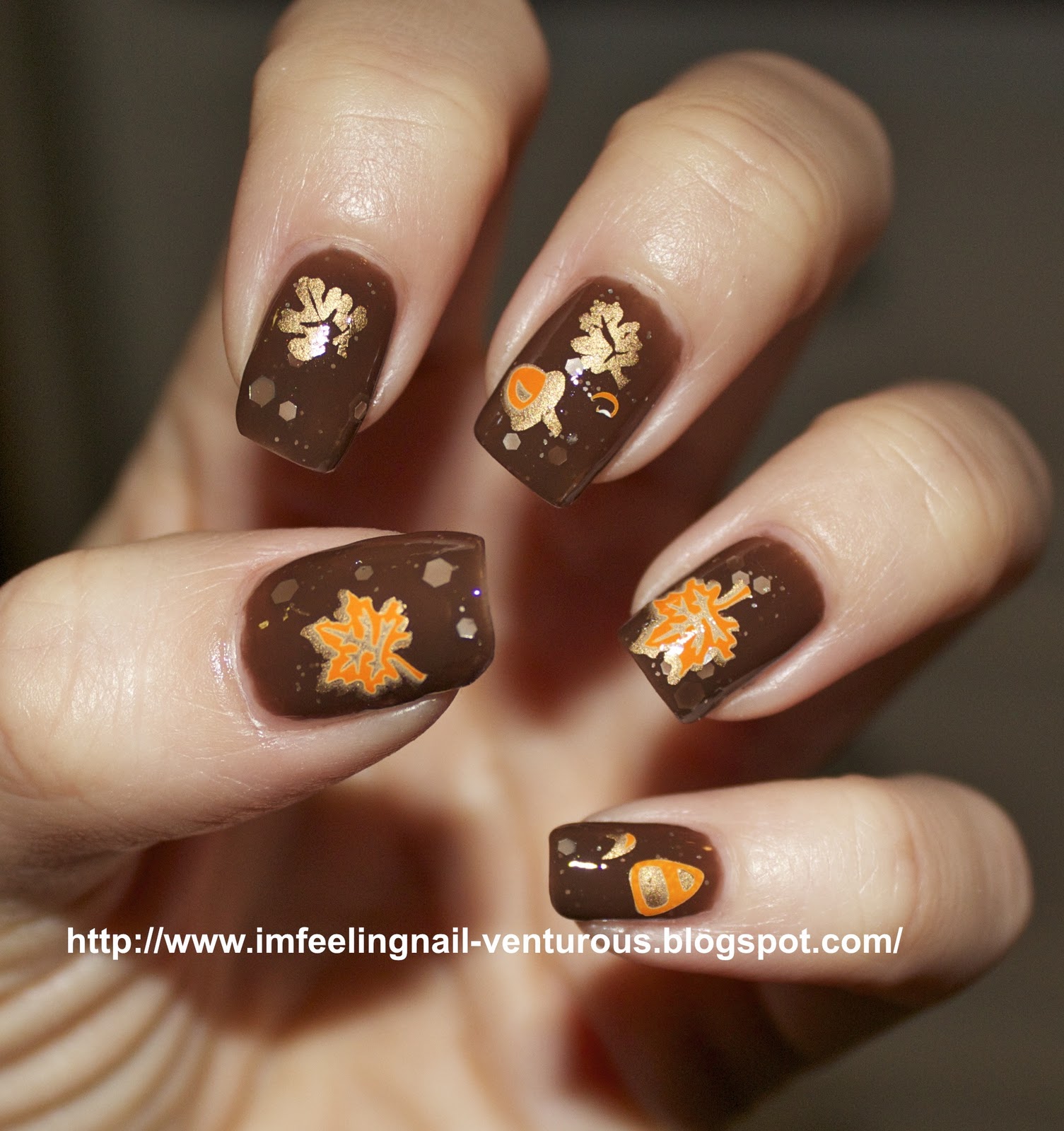 13 Fall Nail Designs Images