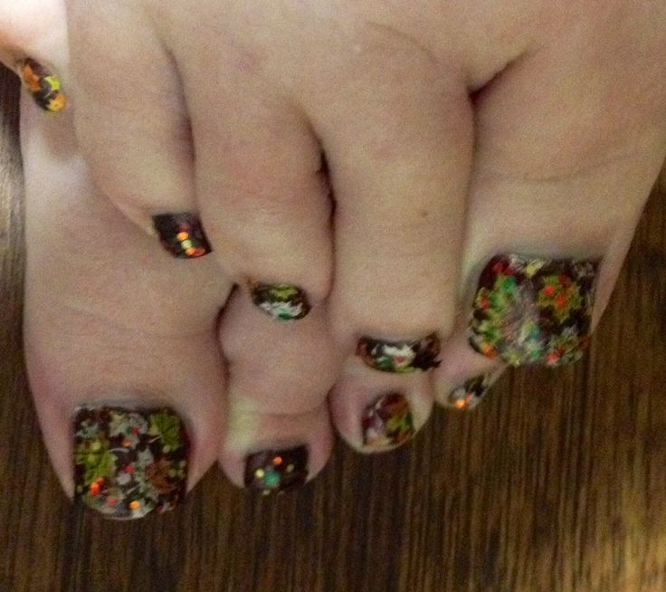 Fall Toe Nail Art