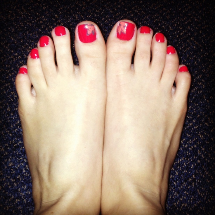 Fall Toe Nail Design