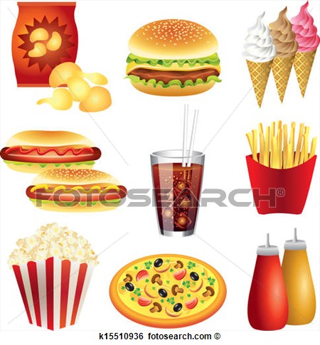 Fast Food Meal Clip Art