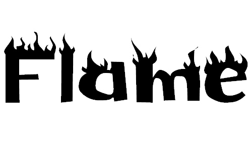Fire Flame Font Free Download
