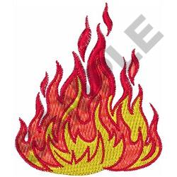 Flame Embroidery Design