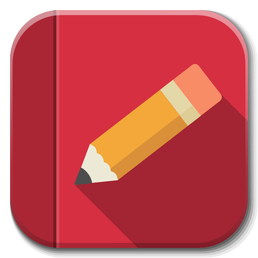 Flat App Icon Notebook