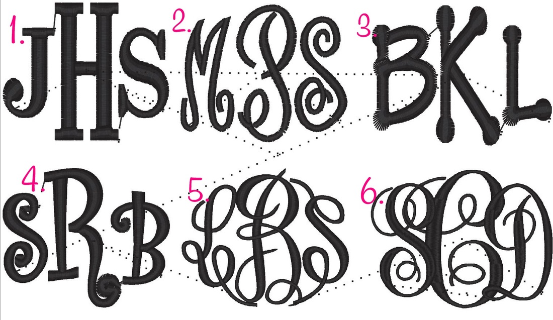 Free 3 Letter Monogram Fonts