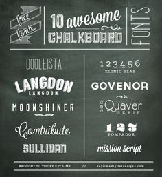 Free Chalkboard Fonts Free Chalkboard Fonts
